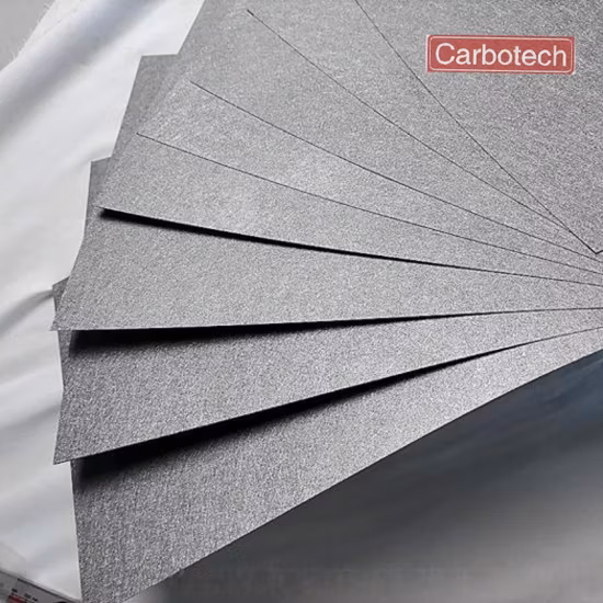 Fieltro de fibra de titanio de alta densidad de corriente, buena disipación de calor, para celda electrolítica/electrolizador/celda de electrólisis