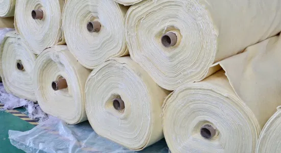 Fieltro de aguja no tejido de tela filtrante acrílica industrial para bolsa