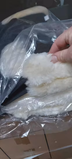 Venta al por mayor Mantas de silla de montar de piel de oveja completamente forradas